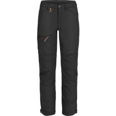 Dragkedja Softshellbyxor Barnkläder Urberg Juniors' Hiking Stretch Pants - Black
