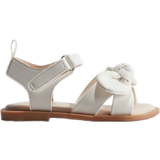 H&M Appliquéd Sandals - White