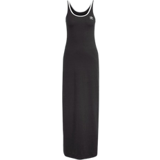 Stretch Kjoler adidas Women Adicolor 3-Stripes Tank Maxi Dress - Black/White