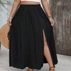 Shein Damen Lässig Rock - Unifarbe