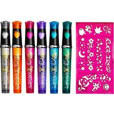 Panduro Hobby Tatueringspennor 6 färger