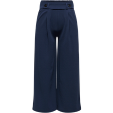 JDY Geggo Wide Leg Fit Trousers - Blue/Black Iris