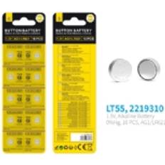 MTK Knapcellebatteri LT55 Pack 10 1.5V AG1 LR621