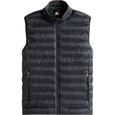 Adult - Blue Vests Tommy Hilfiger Packable Quilted Gilet - Black