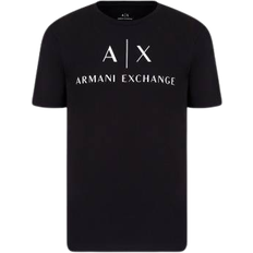 Armani Exchange Slim Fit Jersey T-shirt with Logo -Black