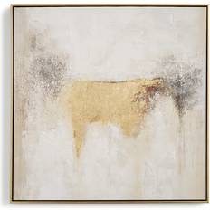 Dunelm Minimal Luxe Metallic Gold Framed Art 40x70cm