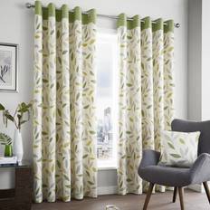 Green Curtains Fusion Beechwood 168x229cm
