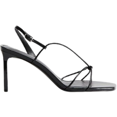 H&M Heeled Strappy Sandals - Black