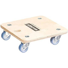 Furniture Dollys Wagner Transport dolly made of multiplex panel, square, pack of 2, wheels with TPR tyres (soft)
