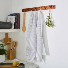 Dunelm Set of 3 Tea Kitchen Towel Grey (60x40cm)