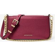 Lila Handväskor Michael Kors Bryant Small Pebbled Leather Convertible Pochette - Purple