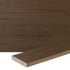 Timber TimberTech Reserve 1-in x 6-in x 16-ft Dark Roast Square Composite Deck Board RC5416DR