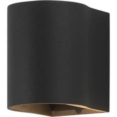 IP65 Wall Lamps Astro Dunbar Black Wall light ∅ 8cm
