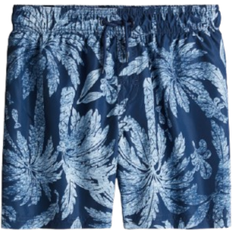 H&M Swim Shorts - Dark Blue/Palm Trees (1274301002)