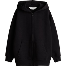 H&M Zip-Through Hoodie - Black