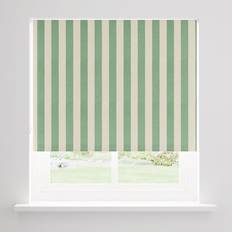 Green Blinds Dunelm Beatrice Stripe Olive Blackout Roller Blind 183x162cm