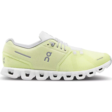 On Yellow Running Shoes On Cloud 5 W - Yellow/White