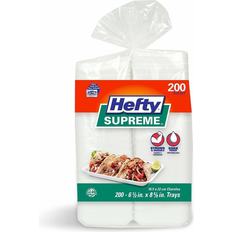 Hefty Disposable Plates Charola Foam Trays 200-pack