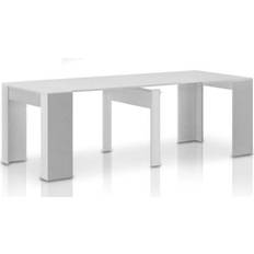 ManoMano Modern Space Saving White Ash Dining Table 78x90cm