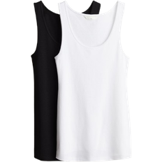 H&M MAMA 2 pcs Puuvillaisia Toppeja Valkoinen Size M