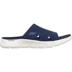 Knit Fabric Slides Skechers Go Walk Flex Elation - Navy