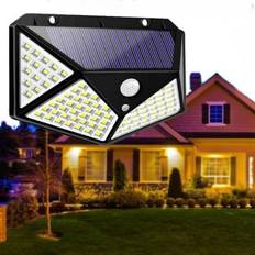 The Led Flow Solcellslampa För Vägg med 100 & Rörelsesensor Väggarmatur