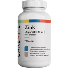 CareMe Zink 25mg Capsules 100 st