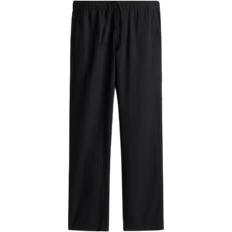 H&M Linen Blend Trousers - Black
