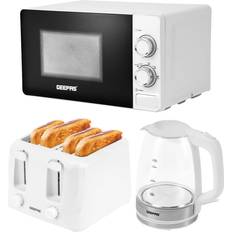 Cordless - Glass Kettles Geepas Toaster, Microwave & Kettle Set
