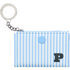 PINK Folded Zip Cardcase - Seascape Blue/Optic White