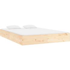 Bedframes vidaXL Solid Wood 142.5x203cm