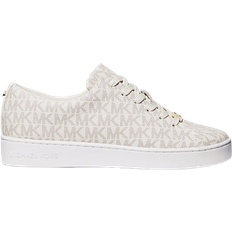 Polyuretan Sneakers Michael Kors Keaton Signature Logo W - Vanilla