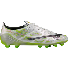 Mizuno 40 ½ Fodboldstøvler Mizuno Alpha Elite 2 FG - White/Silver Iridescent/Black