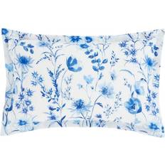 Dunelm Foxley Pillow Case Blue (76x48cm)