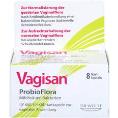 Vagisan ProbioFlora Milchsäure-Bakterien 8 Stk. Kapsel, Vaginalapplikator