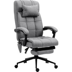 Vinsetto 6-point Vibration Massage Grey Office Chair 120cm