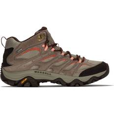 Brown - Women Hiking Shoes Merrell Moab 3 Mid GTX W - Bungee Cord