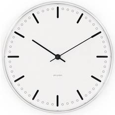 Hanging Wall Clocks Arne Jacobsen City Hall White Wall Clock 21cm