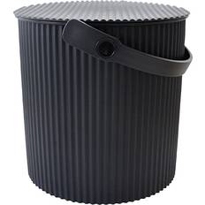 Omnioutil Storage Bucket Plain Black Korg 33cm