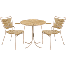 Mandalay Havemøbelsæt Havemøbler Mandalay Marguerit 70 cm Inkl 2 Havestole Havemøbelsæt - Teak Havemøbelsæt