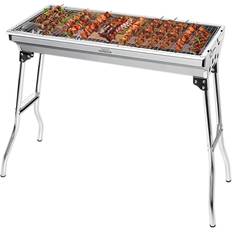 Folding Stainless Steel BBQ Charcoal Grill
