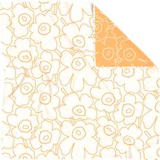 Marimekko Sängöverkast Marimekko Piirto Unikko Överkast Peach 260x260 cm Off-White Sängöverkast (260x)