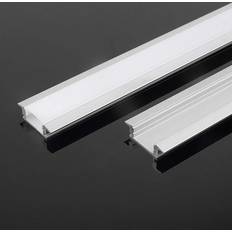 V-TAC Lamper V-TAC LED-Strip Monteringssæt med Diffuser 2000 mm x 24,7 mm x 7 mm LED bånd