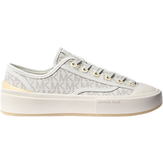 Michael Kors Dame Sneakers Michael Kors Jude Signature Logo Sneakers W - Vanilla