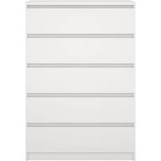 Ebuy24 Naia 5 Skuffer Hvid Kommode 77x112cm