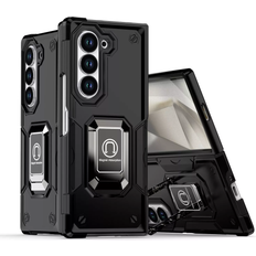 Caseswill Shockproof Ring Stand Case for Galaxy Z Fold6 Black