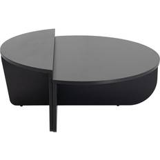 Utdragbara lådor Soffbord Hanah Home 2-teilig Schwarz Aloeva Couchtisch 30x85cm