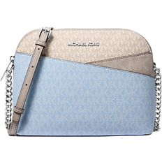 Michael Kors Jet Set Travel Color Block Signature Logo Crossbody Bag - Lt Sky Mlt