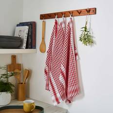 Dunelm Tea Towels Kitchen Towel Red (60x40cm)