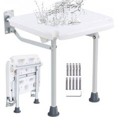 Sgabelli da Doccia VEVOR Sedile Doccia Pieghevole PE 400 x 375 mm